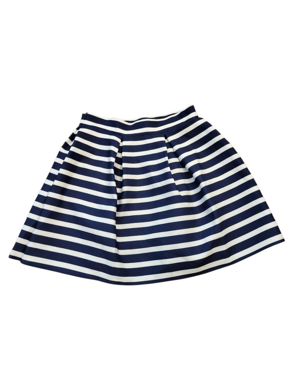 Chicwish Adorable Stripe Pleated A-Line Midi Skirt-Size XL - Picture 4 of 10